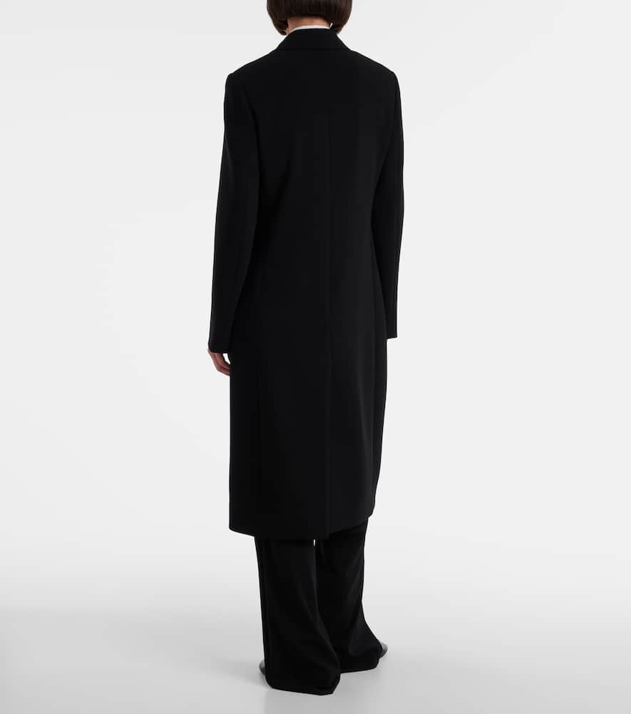 The Row Cerys Wool-blend Coat In Black
