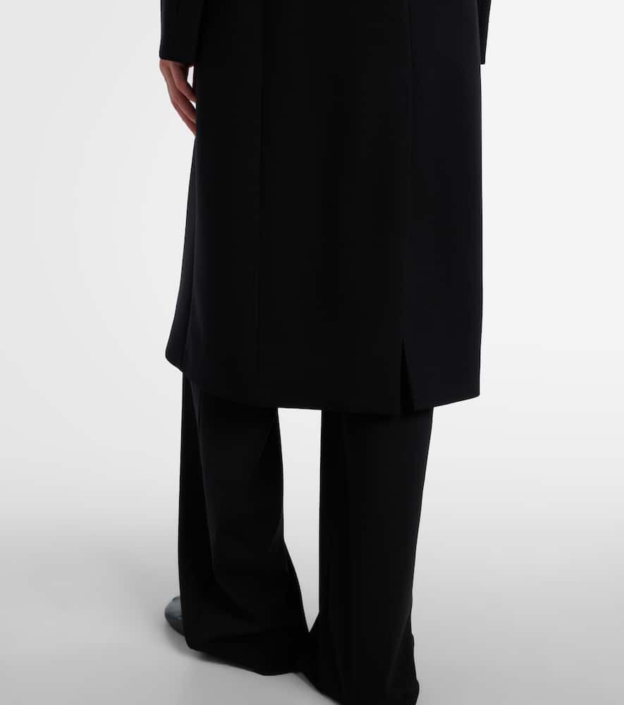 The Row Cerys Wool-blend Coat In Black