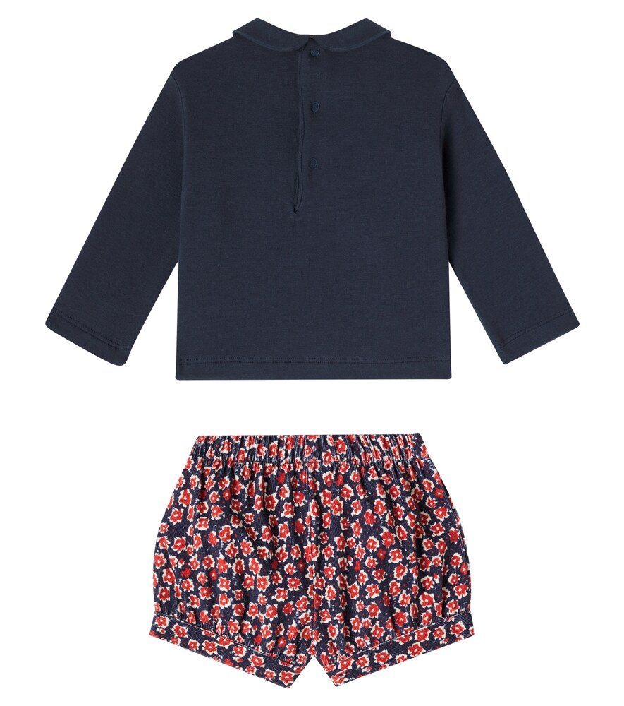  Il Gufo Il Gufo Baby Set Aus Sweatshirt Und Shorts 