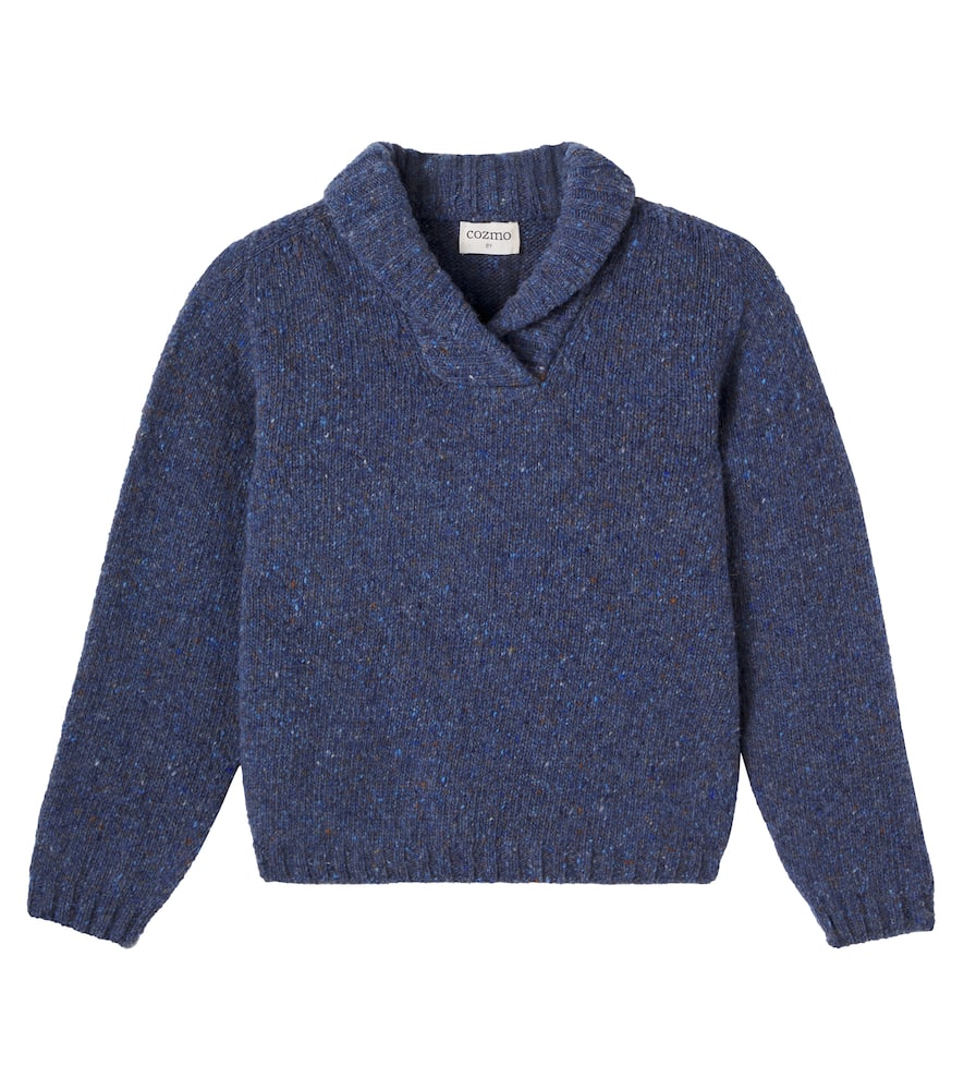 Cozmo Palermo Wool-blend Sweater In Blue