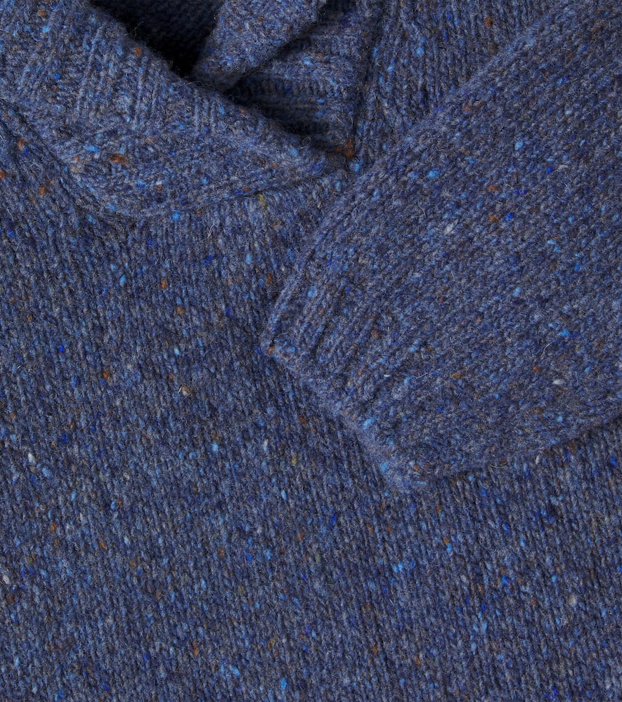 Cozmo Palermo Wool-blend Sweater In Blue