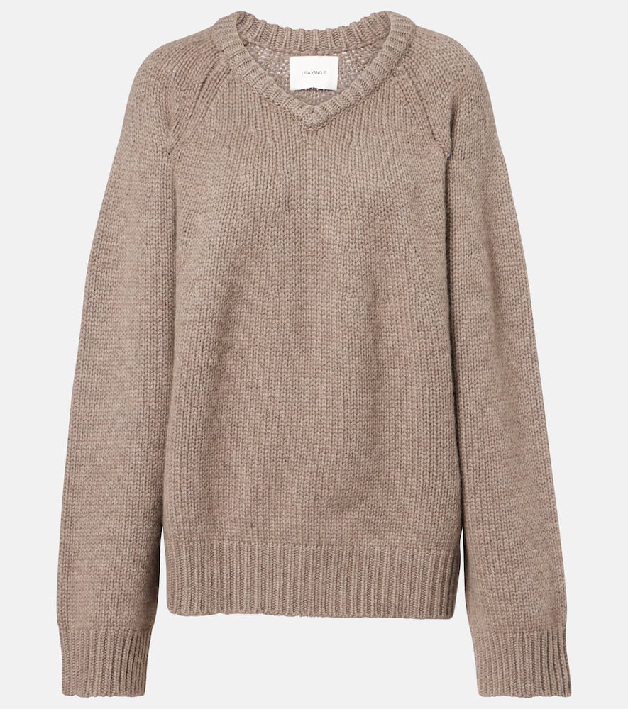 Lisa Yang Oia Oversized Cashmere Sweater In Brown