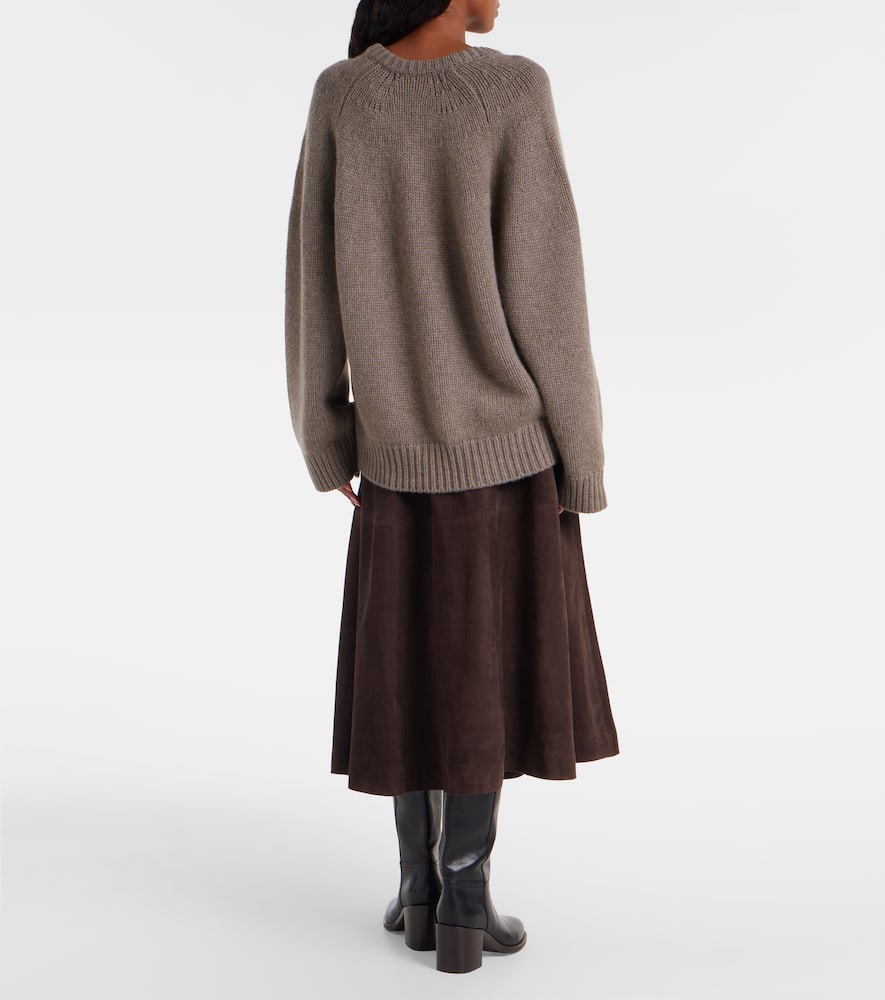 Lisa Yang Oia Oversized Cashmere Sweater In Brown