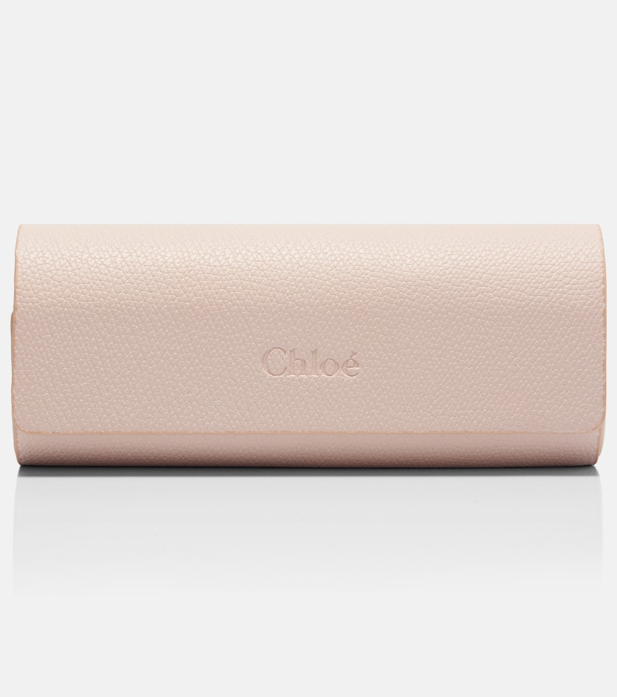 Chloé Ivy Aviator-style Gold-tone Sunglasses In Multi