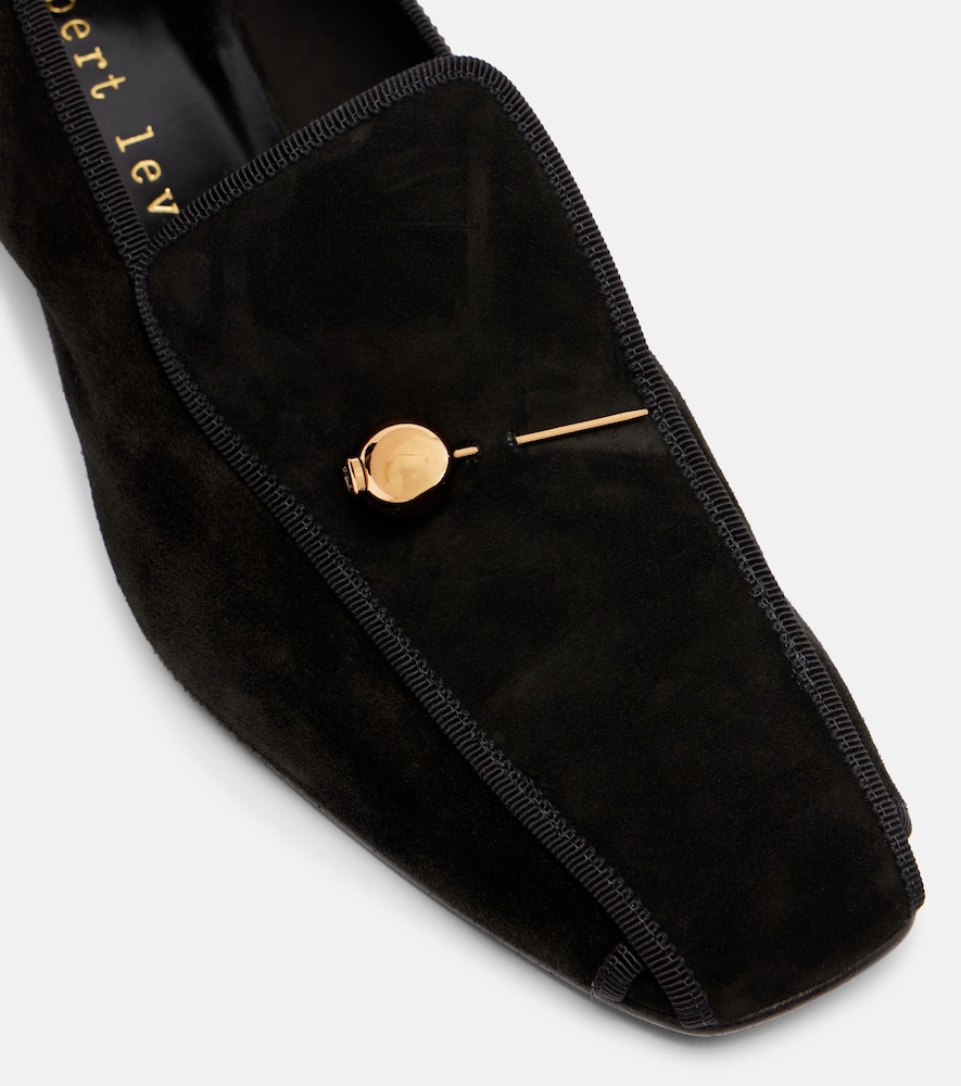  Herbert Levine Herbert Levine Showtime Suede Loafer Pumps 