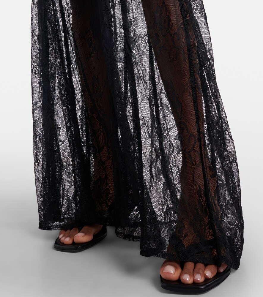  Adriana Degreas Adriana Degreas Maxikleid Sheer Aus Spitze 