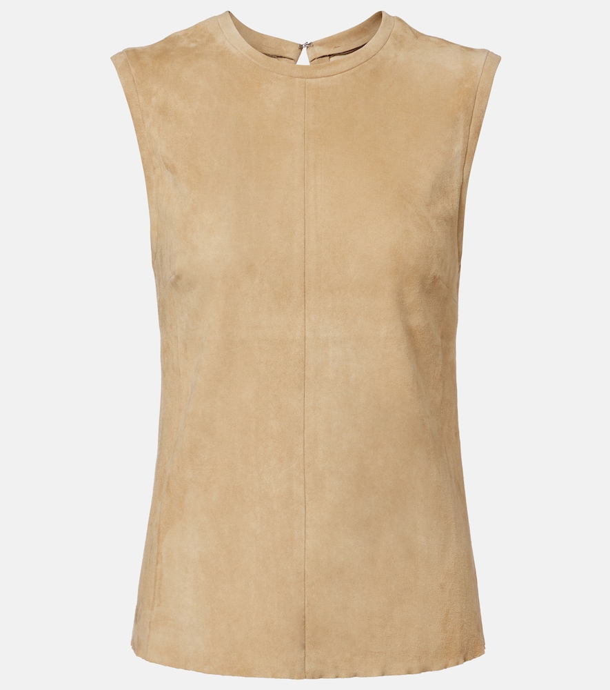 Stouls Miuccia suede top