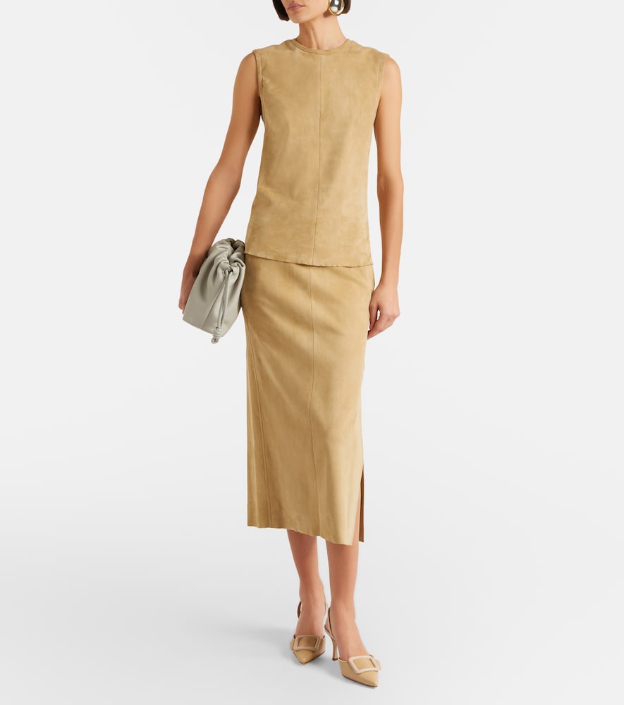  Stouls Stouls Miuccia Suede Top 