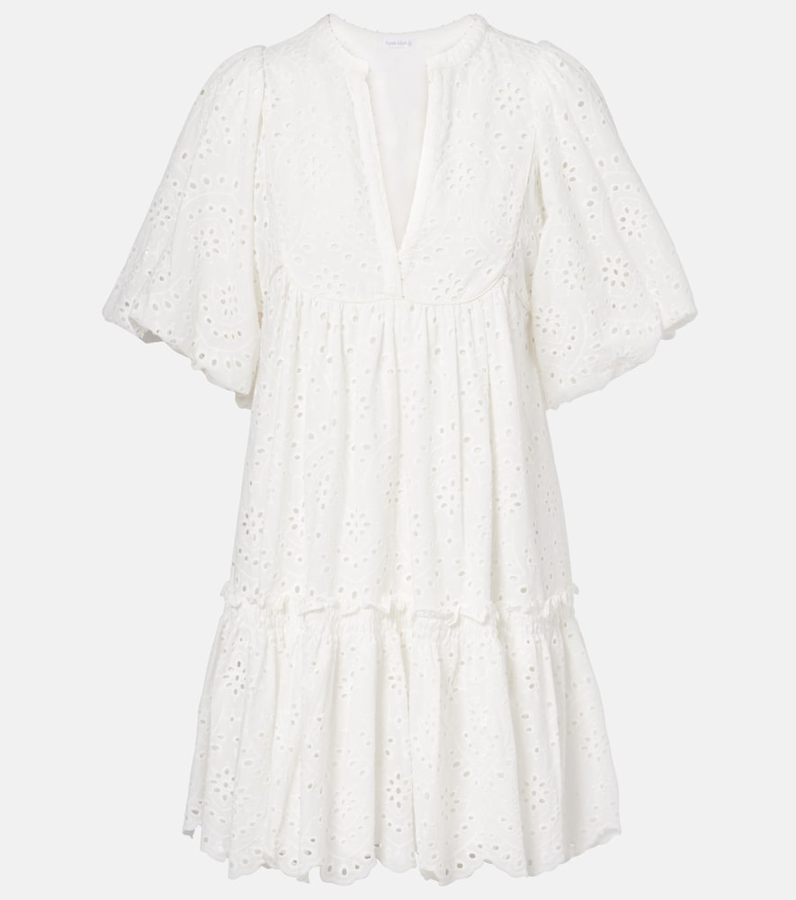 Poupette St Barth Cruz broderie anglaise cotton minidress