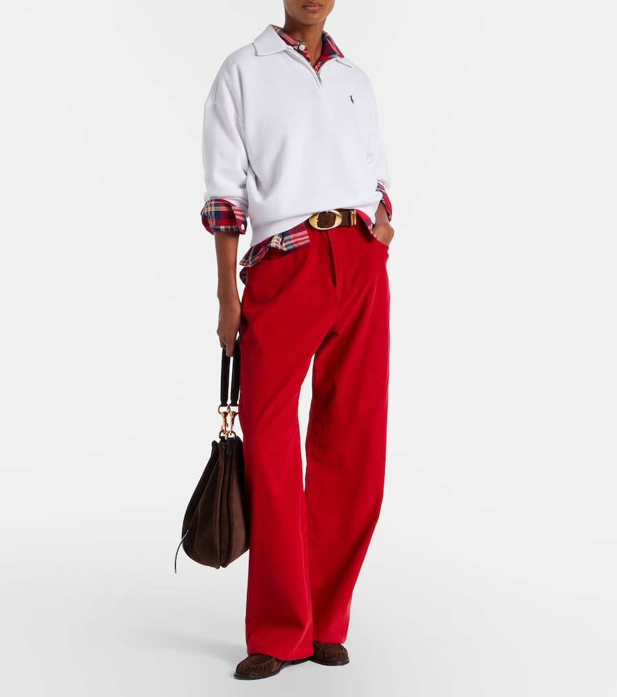 Polo Ralph Lauren Cotton-blend jersey sweatshirt