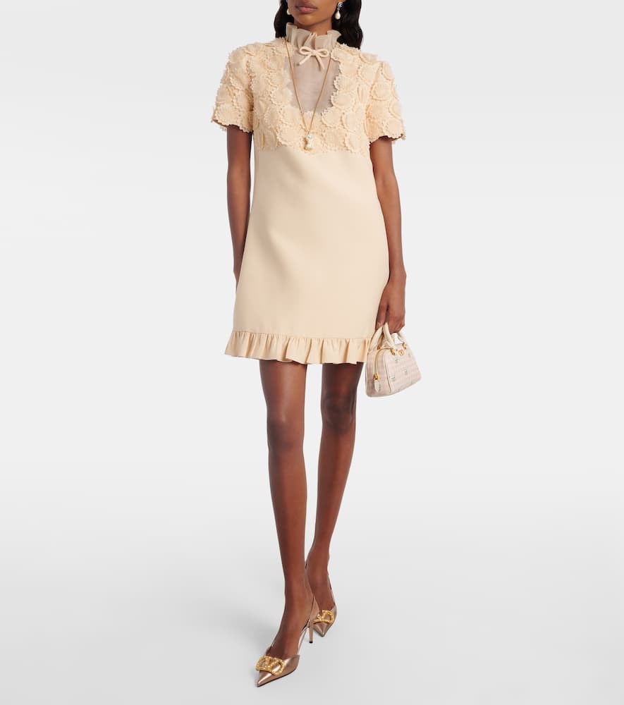 Valentino Gingham Leather Tote Bag In Pink