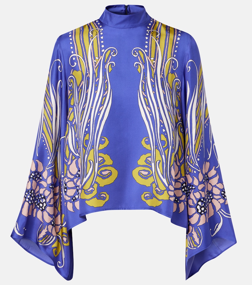 La DoubleJ Blouse Make An Exit imprime en satin de soie 520 €