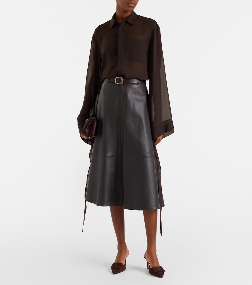 The Frankie Shop Verlin chiffon shirt