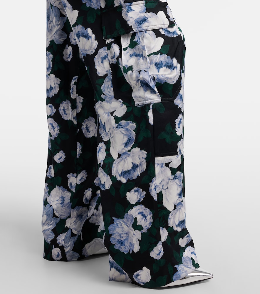  Stella Mccartney Stella Mccartney Printed Satin Pajama Pants 