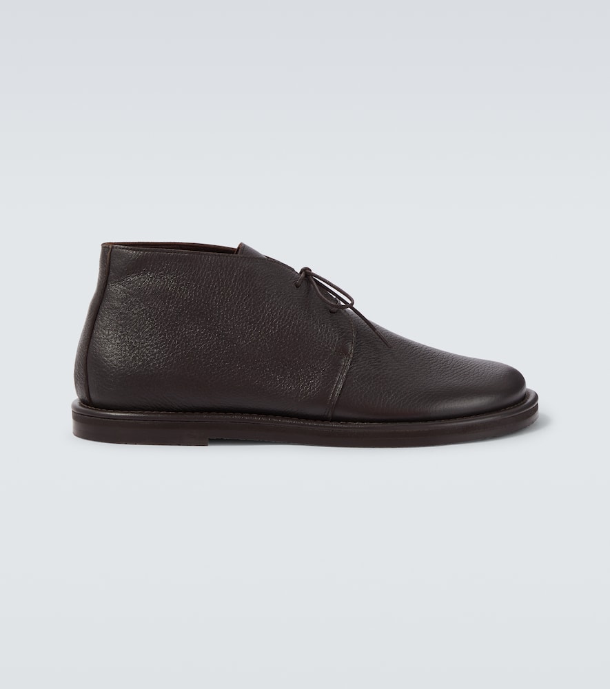 Studio Nicholson Woodrow Leather Desert Boots In Brown
