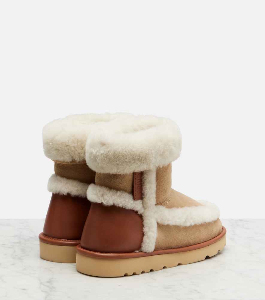  Chloe Chloã© Dolcie Shearling-trimmed Ankle Boots 