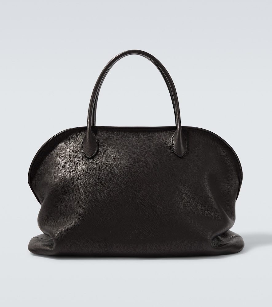 The Row Men's Black Agnes 16 Leather Top-Handle Bag - Mytheresa