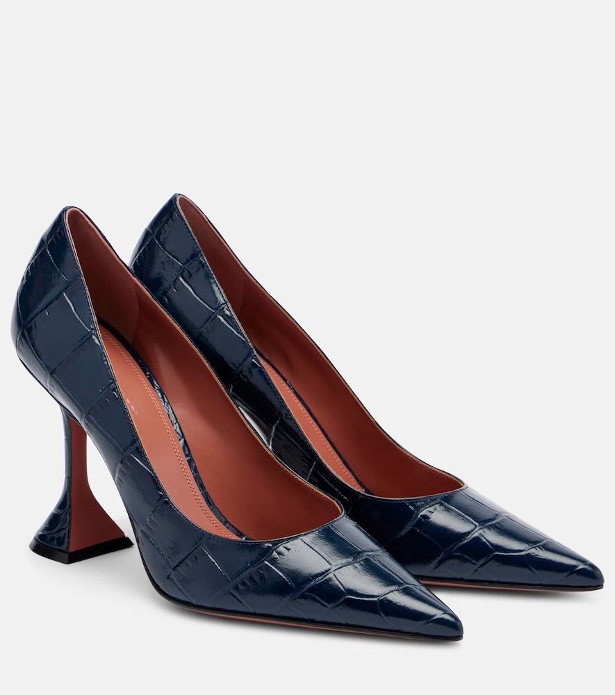 Amina Muaddi Escarpins Ami en cuir 472 €