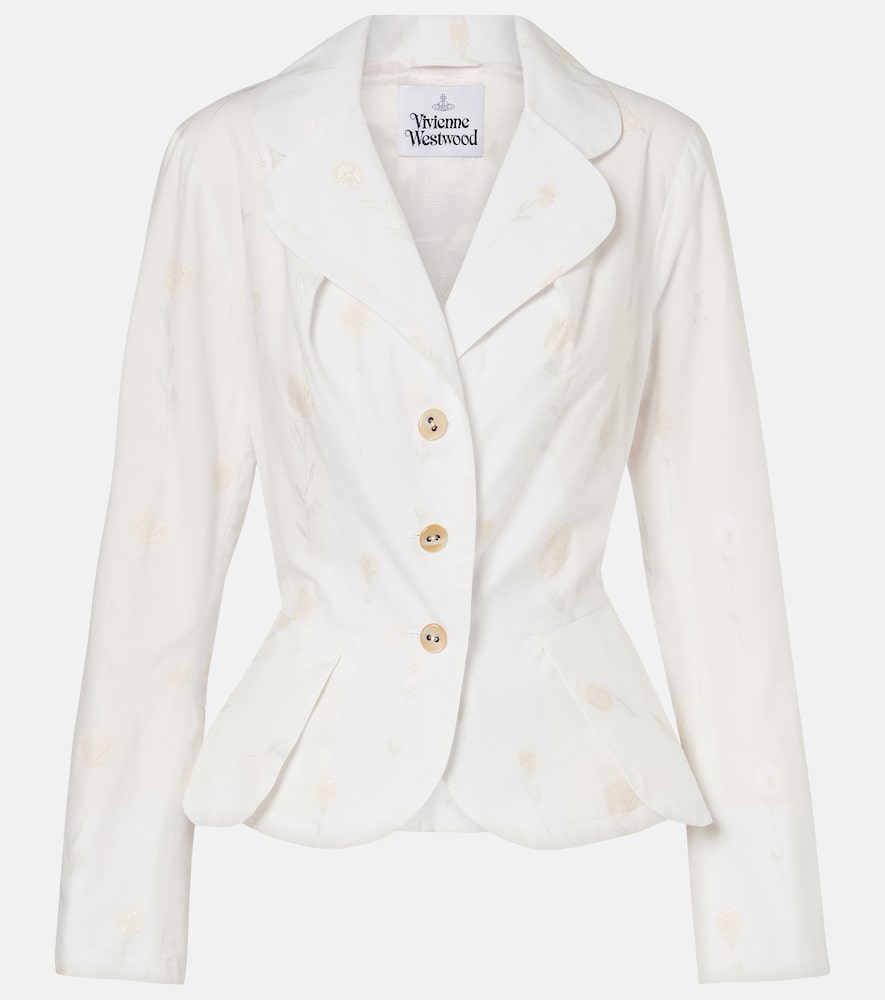 Vivienne Westwood Bettina floral cotton-blend blazer