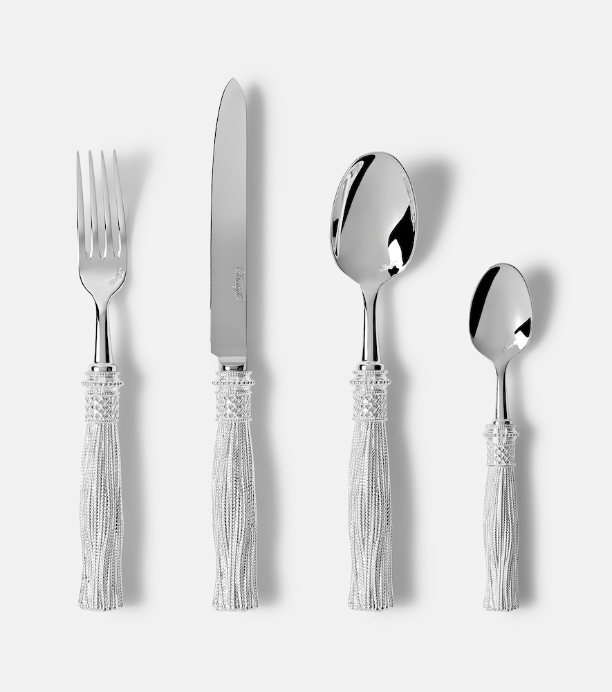 Christofle Pompon silver-plated cutlery set
