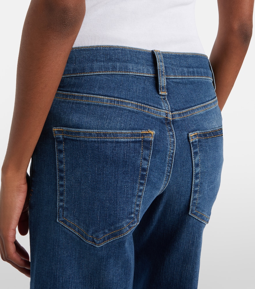 Low Rise Le Slim Palazzo Wide-Leg Jeans
