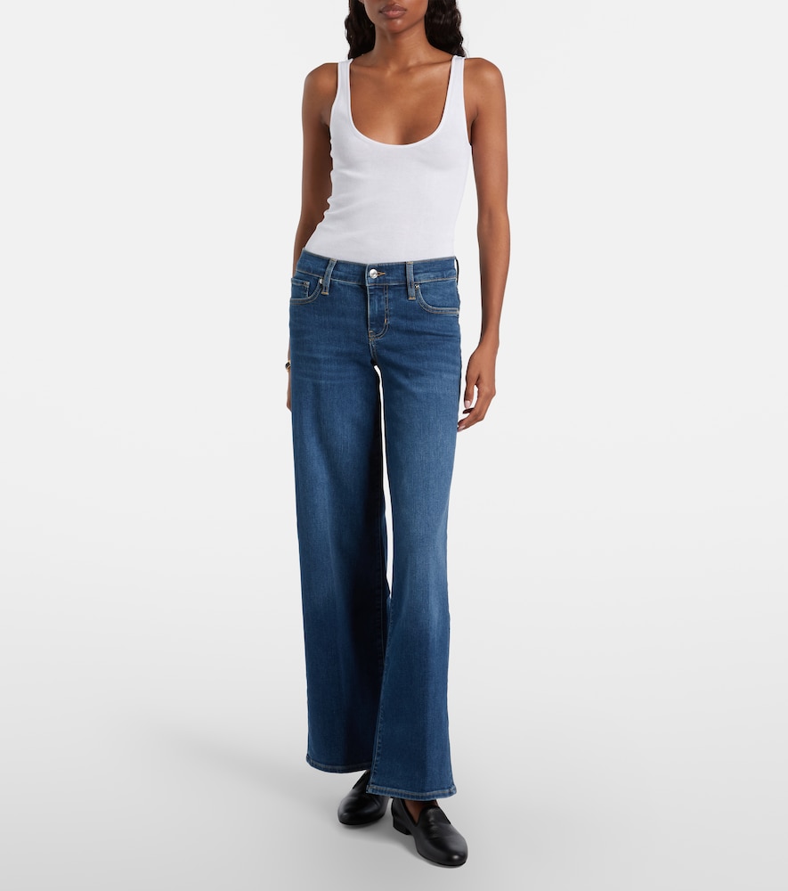 Low Rise Le Slim Palazzo Wide-Leg Jeans