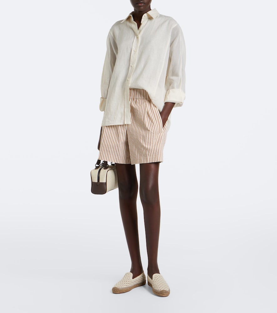Brunello Cucinelli Monili suede-trimmed canvas espadrilles | Thumbnail 5