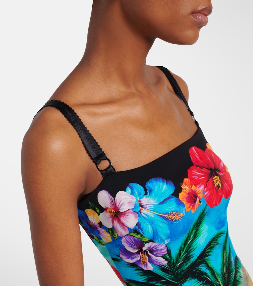  Dolce&gabbana Dolce&gabbana Printed Silk-blend Midi Dress 