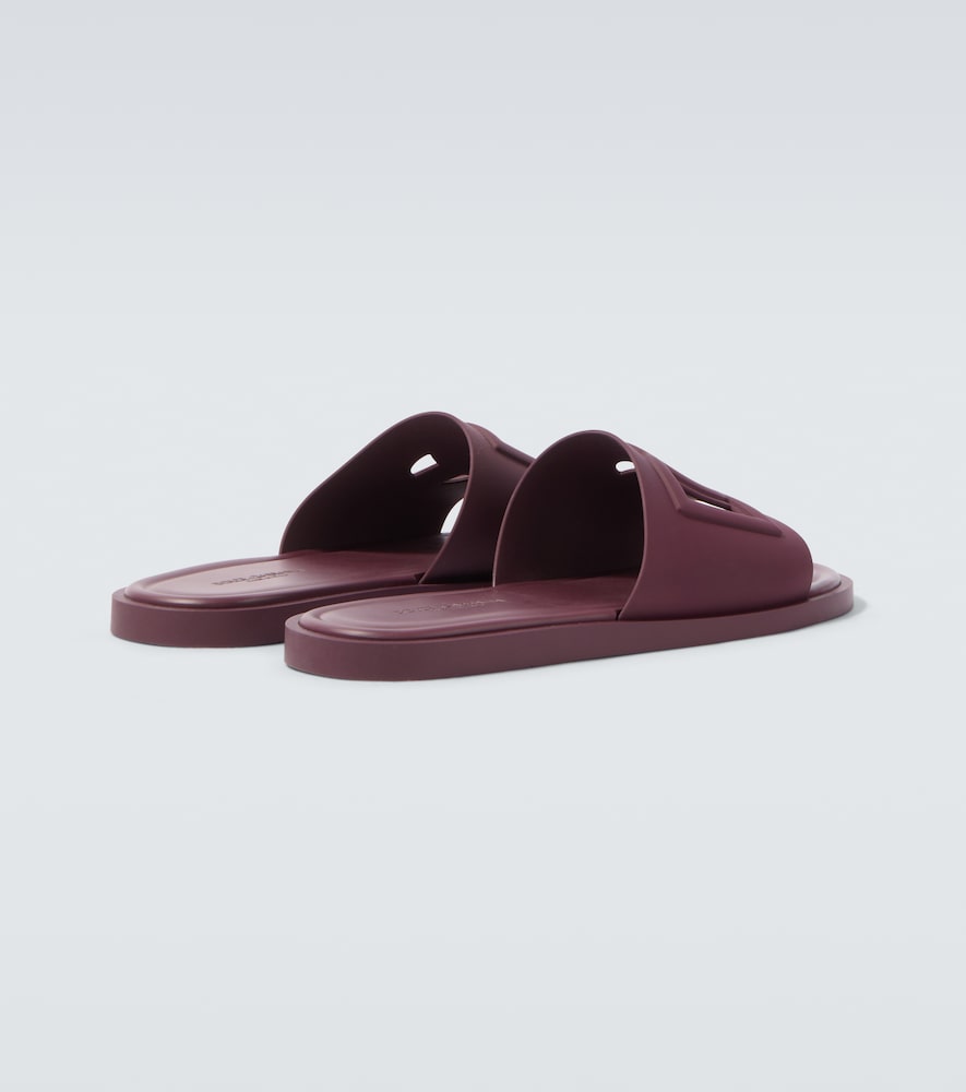  Dolce&gabbana Dolce&gabbana Dg Rubber Slides 
