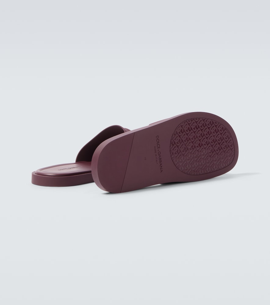  Dolce&gabbana Dolce&gabbana Dg Rubber Slides 