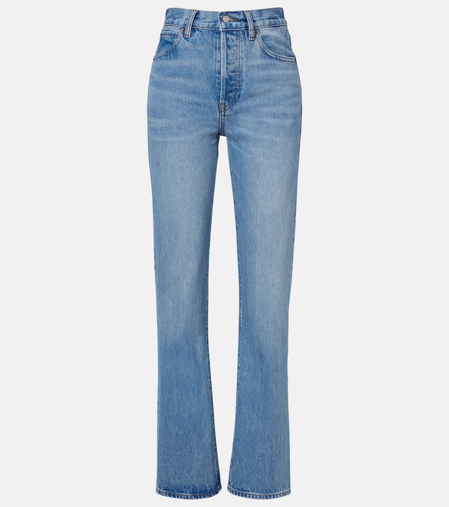 Frame The Vertical Straight Jeans In Blue