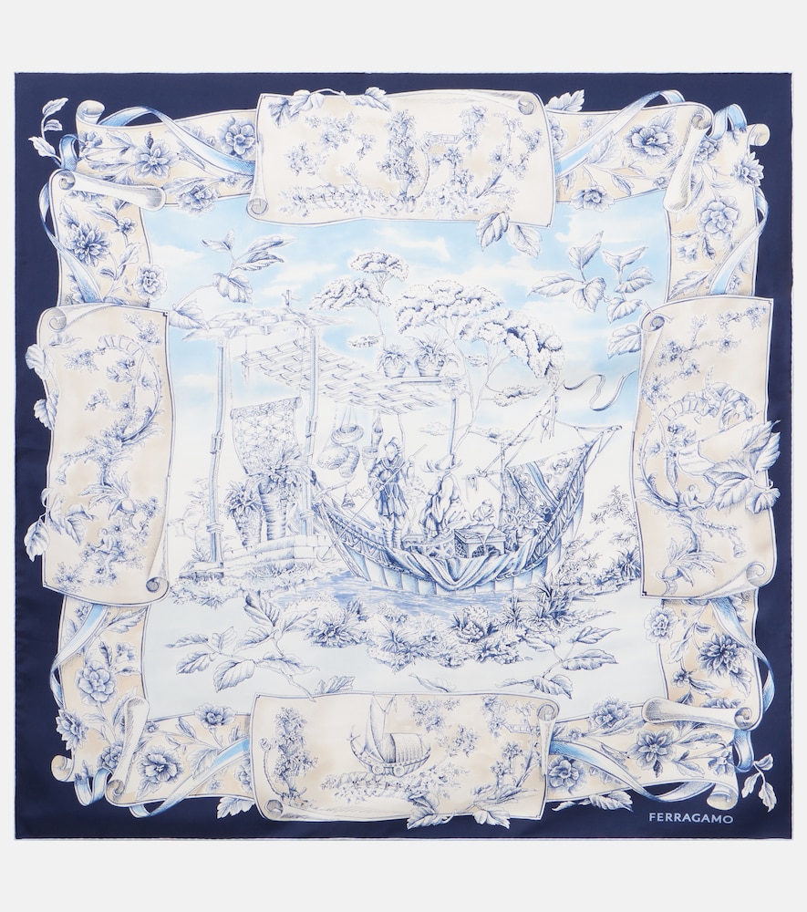 Ferragamo Printed silk scarf - Women's Clothing