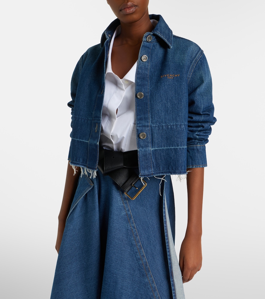 Raw Edge Denim Jacket