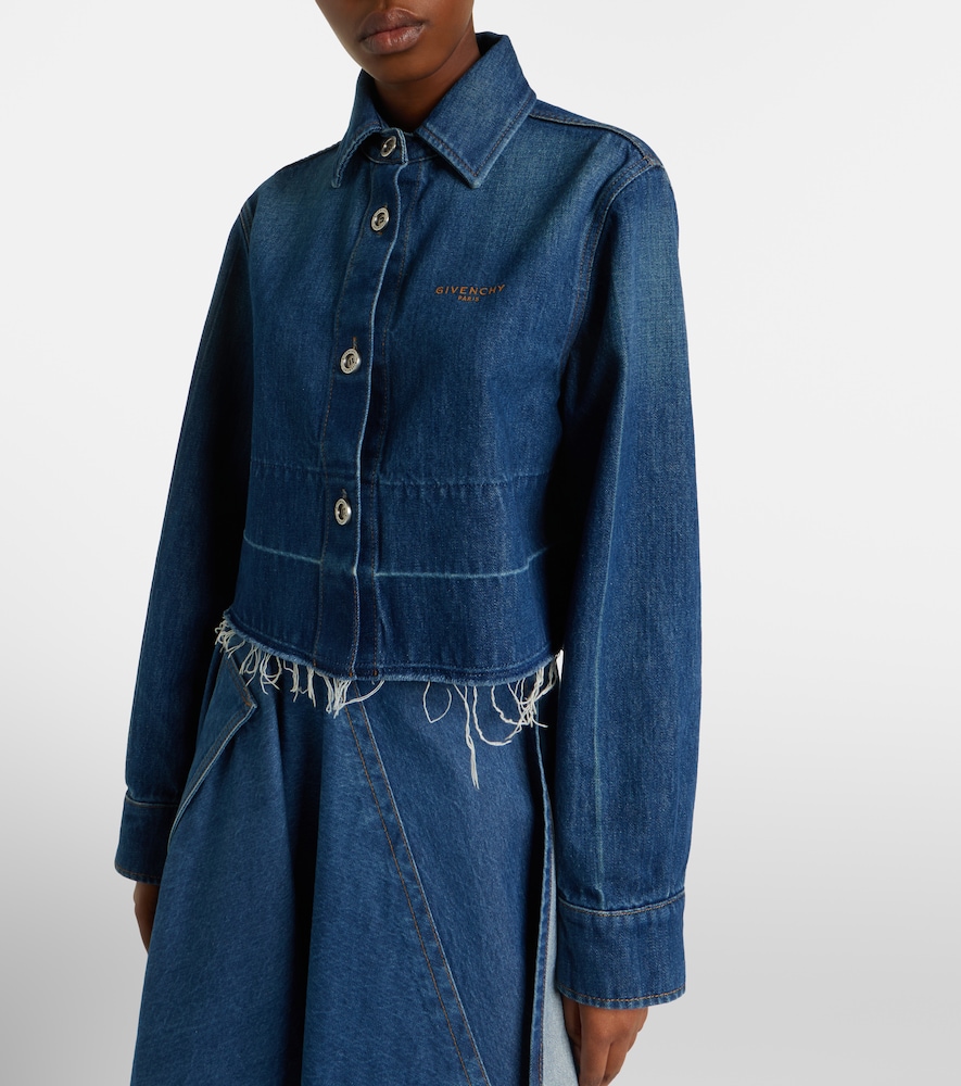 Raw Edge Denim Jacket