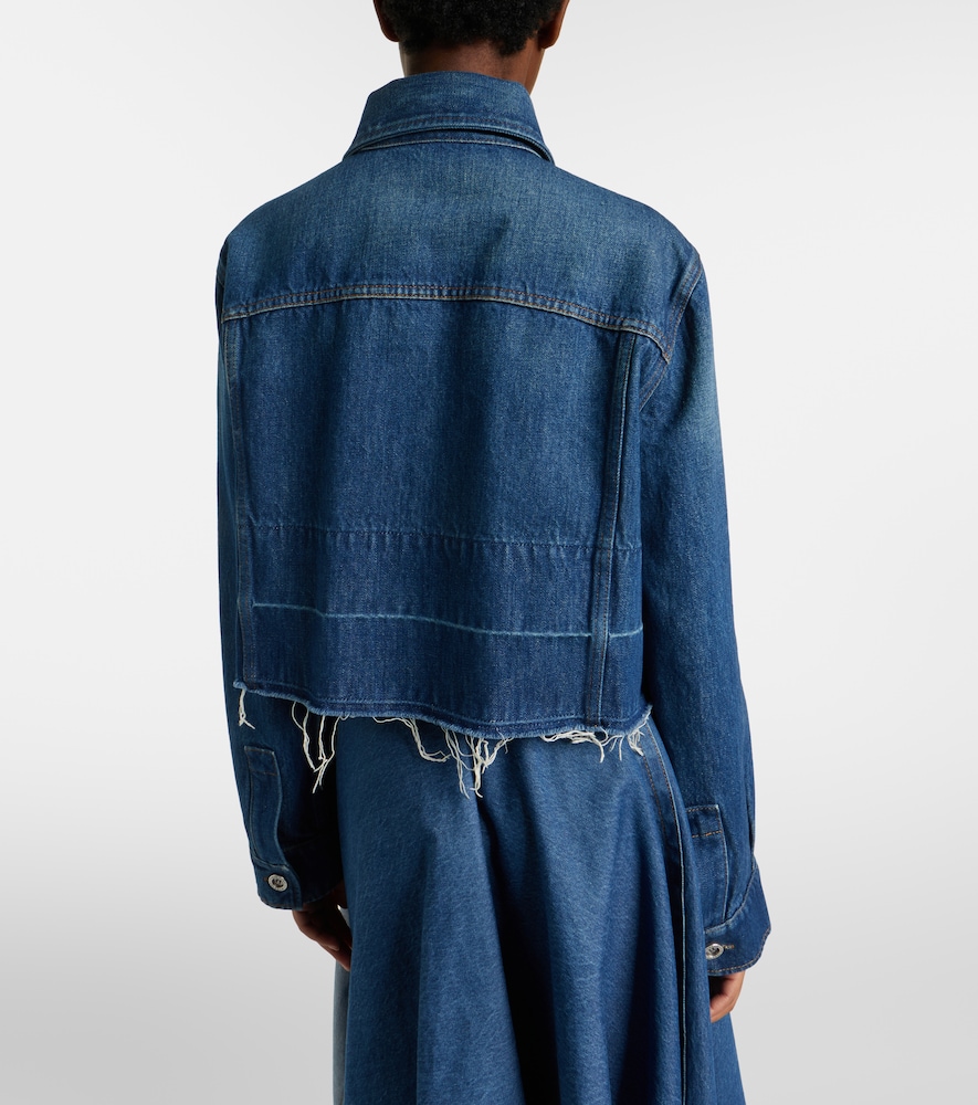 Raw Edge Denim Jacket