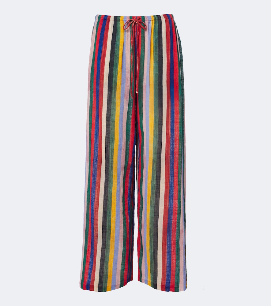Staud Pantalon ample Mateo en coton rayures 295 €