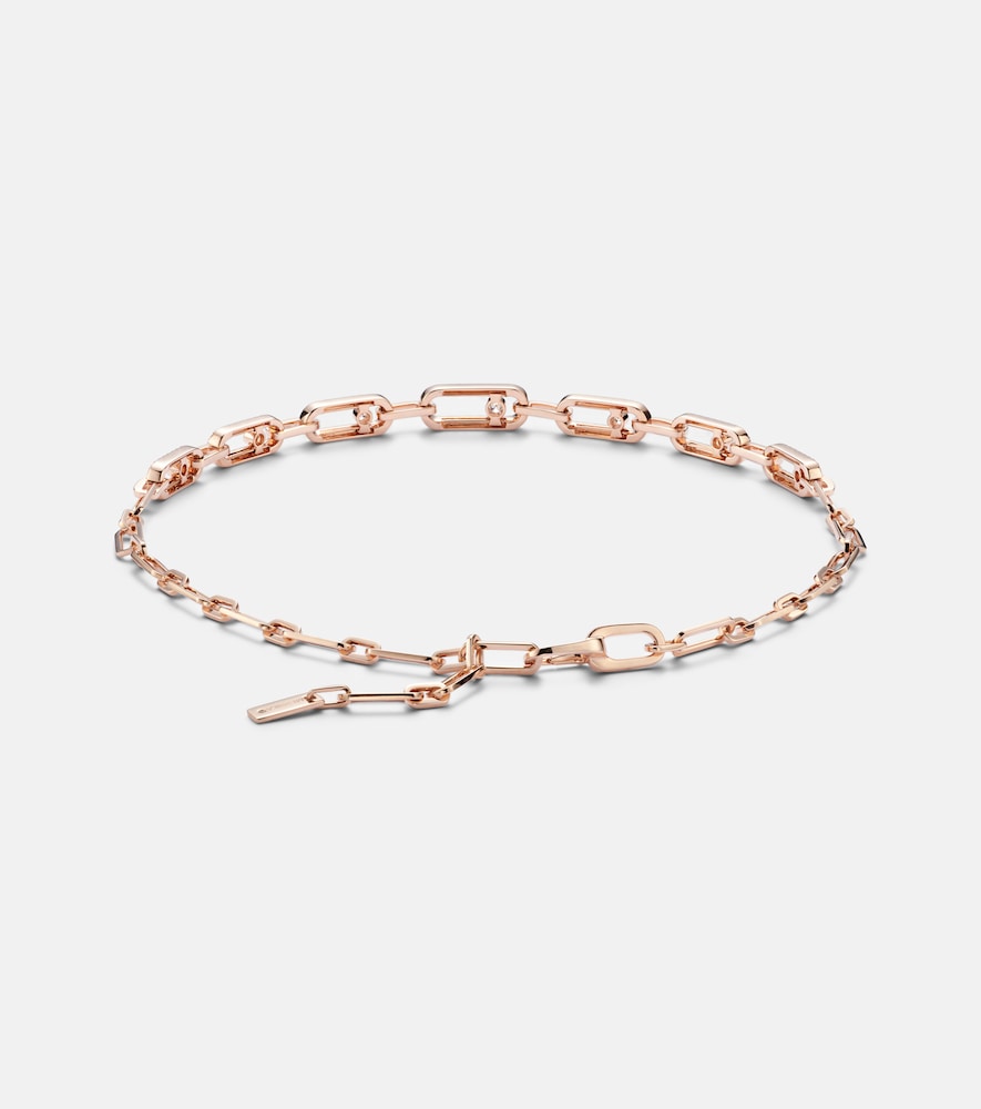  Messika Messika Move Link 18kt Rose Gold Choker With Diamonds 