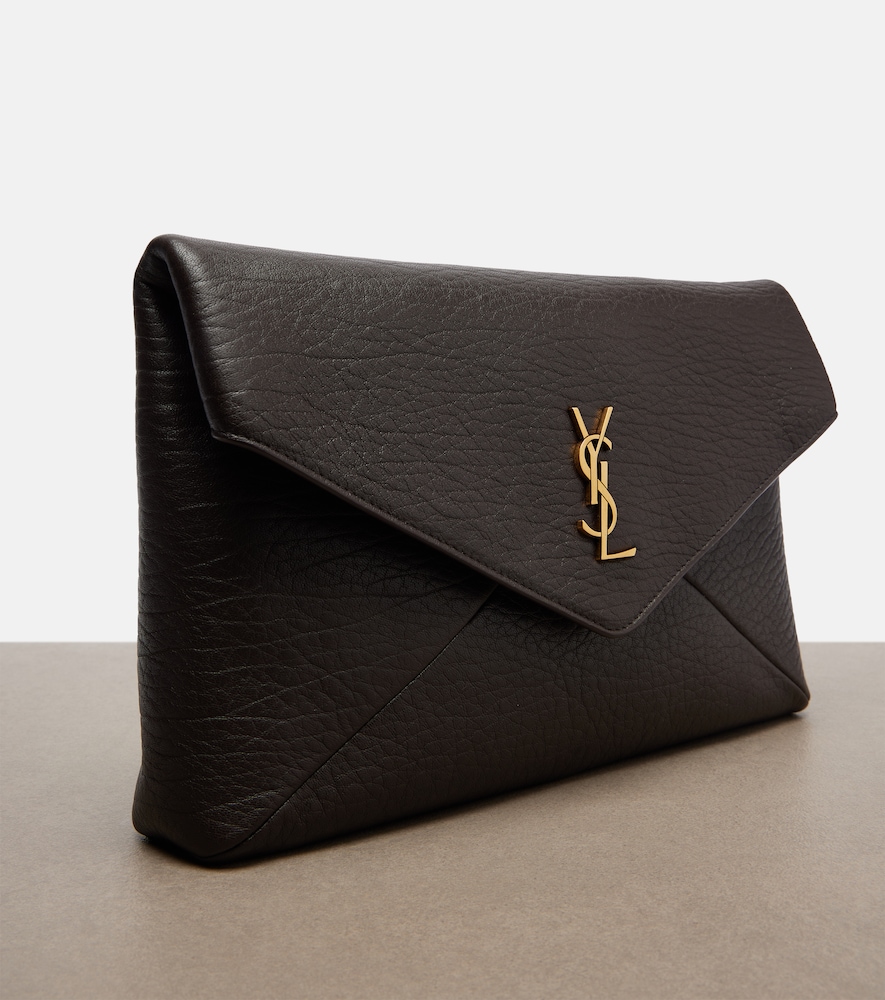  Saint Laurent Saint Laurent Cassandre Leather Pouch 