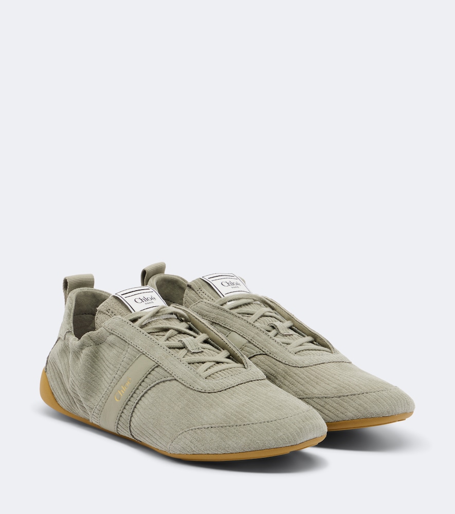 Chloé Sneakers Kick Classic aus Veloursleder