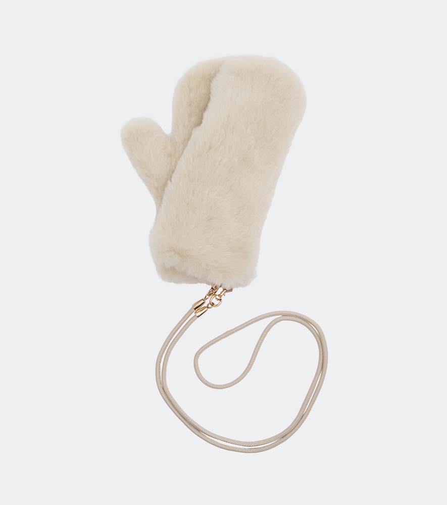 Max Mara Moufles en alpaga laine et soie 175$