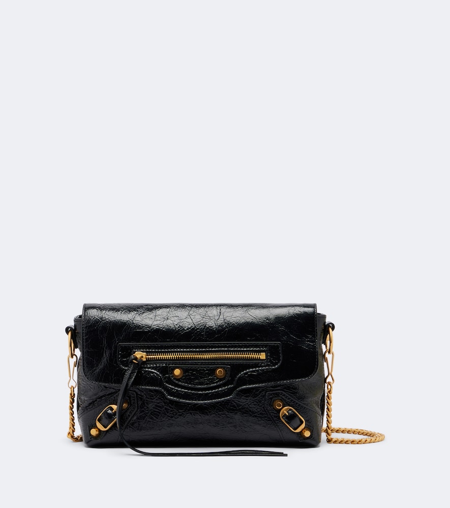 Schultertasche Le City Mini aus Leder