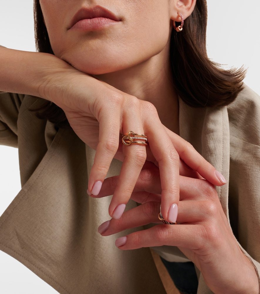Spinelli Kilcollin Sonny Gold 18kt rose gold and diamond ring