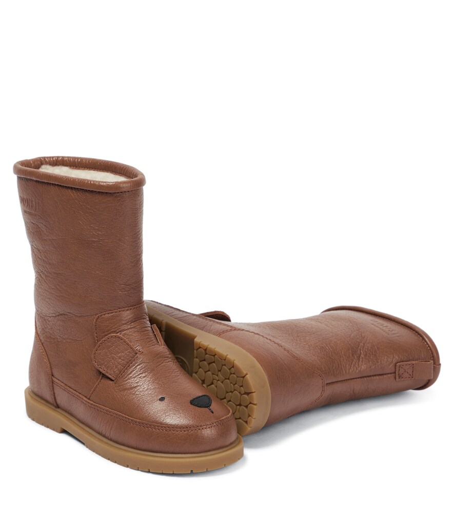  Donsje Donsje Botas Wadudu De Piel Con Borrego 