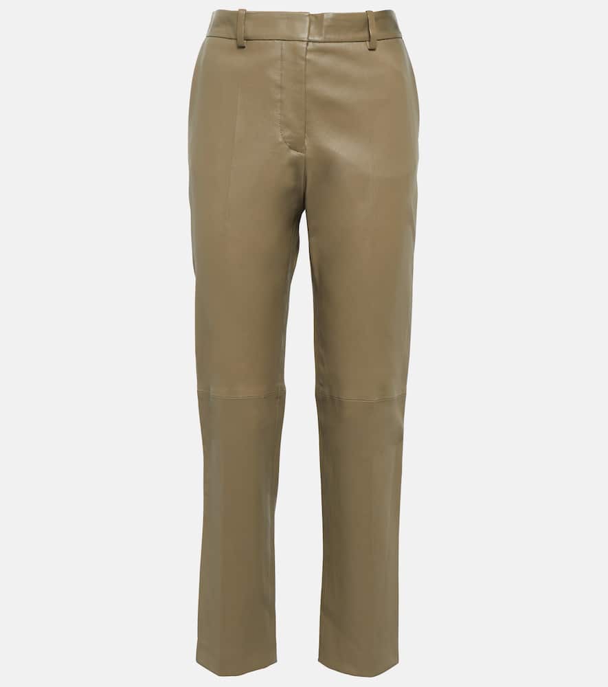 Joseph Coleman high-rise slim leather pants