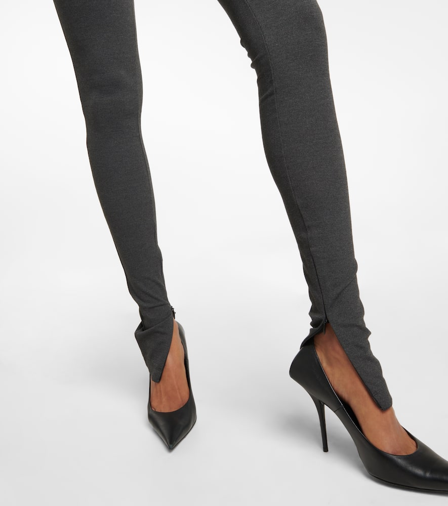 Shop Wardrobe.nyc High-rise Skinny Pants In Black