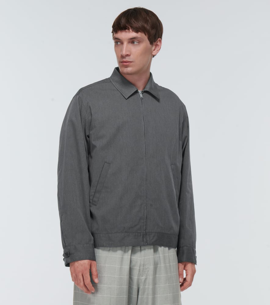 Shop Undercover Blouson Jacket In T.charcoal