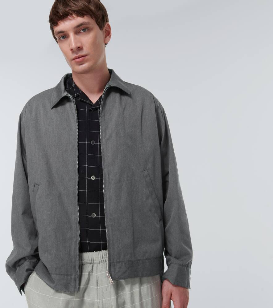 Shop Undercover Blouson Jacket In T.charcoal