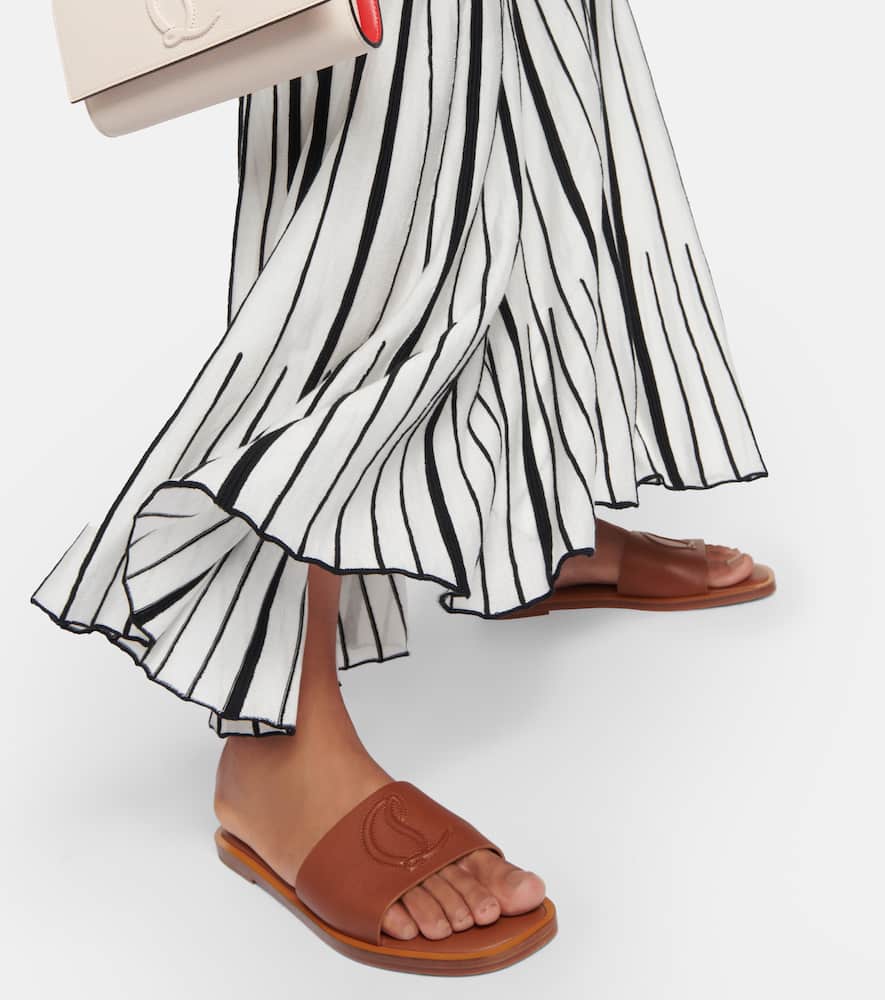 Christian louboutin slide sandals new arrivals