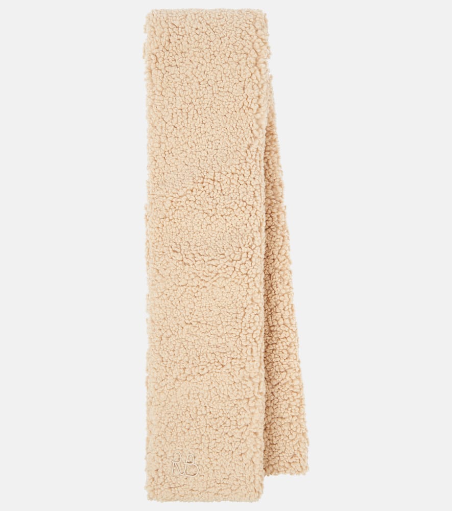 Ruslan Baginskiy Faux shearling scarf
