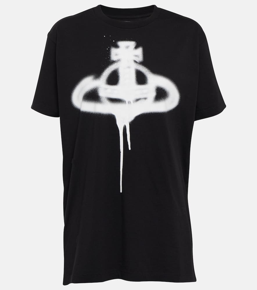 Vivienne Westwood Spray Orb T-shirt In Black